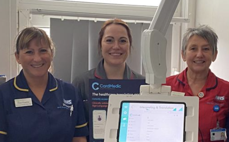 Stockport NHS FT goes live with Pitchfest 2022 winner CardMedic